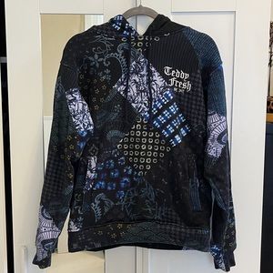 🚫SOLD ON DEPOP🚫Teddy Fresh Quilted Hoodie